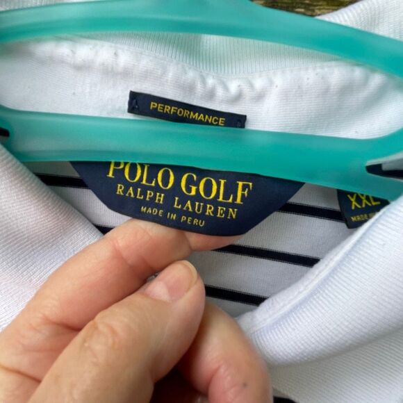 Polo Golf Ralph Lauren size XXL striped polo. - Picture 5 of 11